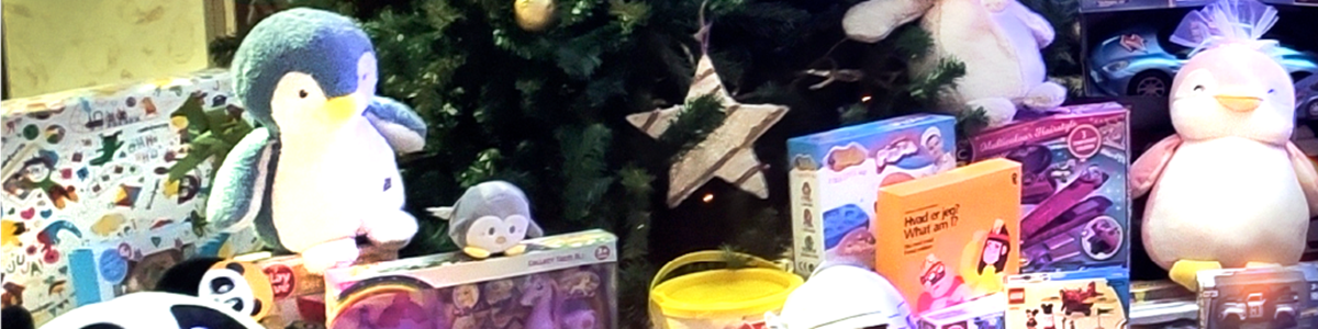 Entrega de brinquedos